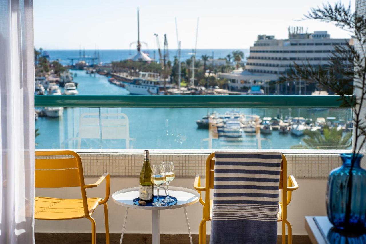 Vert Hotel Eilat By Afi Hotels Eksteriør billede View of the marina from the hotel